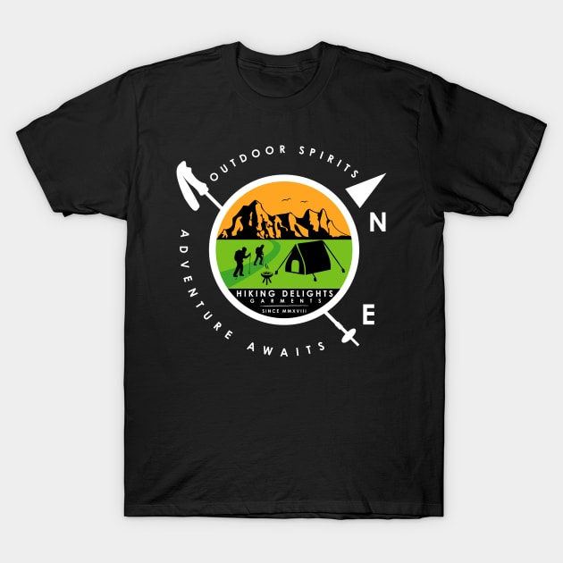 Hiking Delights T-Shirt by abbyhikeshop